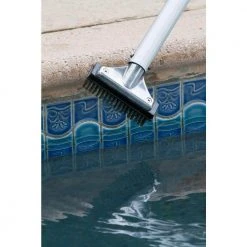 HDX 5 in. Stainless Steel Bristle Swimming Pool Brush for Algae Removal -EquipEase Shop hdx pool brushes 60278 31 1000