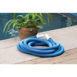 HDX Spiral-Wound 35 ft. x 1 1/2 in. Diameter Swimming Pool Vacuum Hose for In-Ground and Above-Ground Pools -EquipEase Shop hdx pool hoses 69235 31 1000