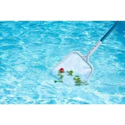 HDX Swimming Pool and Spa Skimmer with 4ft. to 8ft. Telescoping Pole -EquipEase Shop hdx pool skimmers 61297 4f 1000