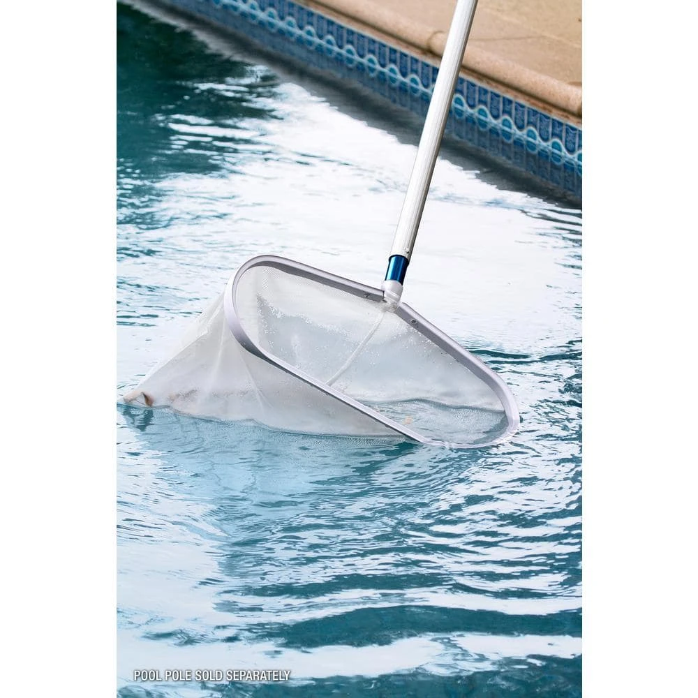 HDX Heavy-Duty Aluminum Leaf Rake for Swimming Pools and Spas 1 HDX Heavy-Duty Aluminum Leaf Rake for Swimming Pools and Spas