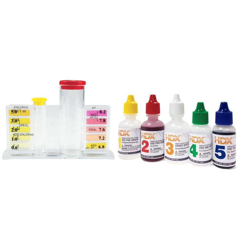 HDX 5-Way Swimming Pool and Spa Test Kit 2 HDX 5-Way Swimming Pool and Spa Test Kit - Image 2