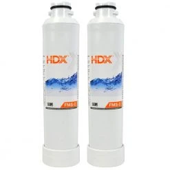 HDX FMS-2 Premium Refrigerator Water Filter Replacement Fits Samsung HAF-CINS (2-Pack)