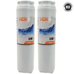 HDX FMM-2 Premium Refrigerator Water Filter Replacement Fits Whirlpool Filter 4 (2-Pack) -EquipEase Shop hdx refrigerator water filters 107045 77 1000