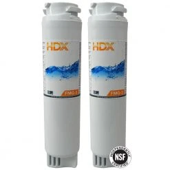 HDX FMG-3 Premium Refrigerator Water Filter Replacement Fits GE MSWF (2-Pack) 12 HDX FMG-3 Premium Refrigerator Water Filter Replacement Fits GE MSWF (2-Pack) -EquipEase Shop hdx refrigerator water filters 107085 76 1000