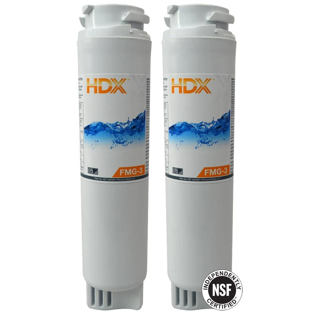 HDX FMG-3 Premium Refrigerator Water Filter Replacement Fits GE MSWF (2-Pack) 6 HDX FMG-3 Premium Refrigerator Water Filter Replacement Fits GE MSWF (2-Pack) - Image 6
