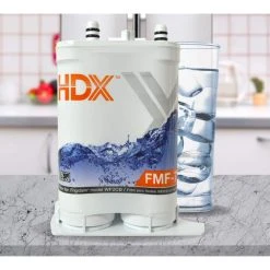 HDX FMF-7 Premium Refrigerator Water Filter Replacement Fits Frigidaire Pure Source 2 (2-Pack) -EquipEase Shop hdx refrigerator water filters 107105 44 1000