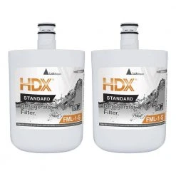 HDX FML-1-S Standard Refrigerator Water Filter Replacement Fits LG LT500P (2-Pack)