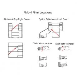 HDX FML-4-S Standard Refrigerator Water Filter Replacement Fits LG LT800P (2-Pack) -EquipEase Shop hdx refrigerator water filters 107141 d4 1000