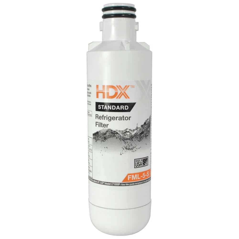 HDX FML-5-S Standard Refrigerator Water Filter Replacement Fits LG LT1000P 1 HDX FML-5-S Standard Refrigerator Water Filter Replacement Fits LG LT1000P