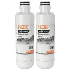 HDX FML-5-S Standard Refrigerator Water Filter Replacement Fits LG LT1000P (2-Pack)