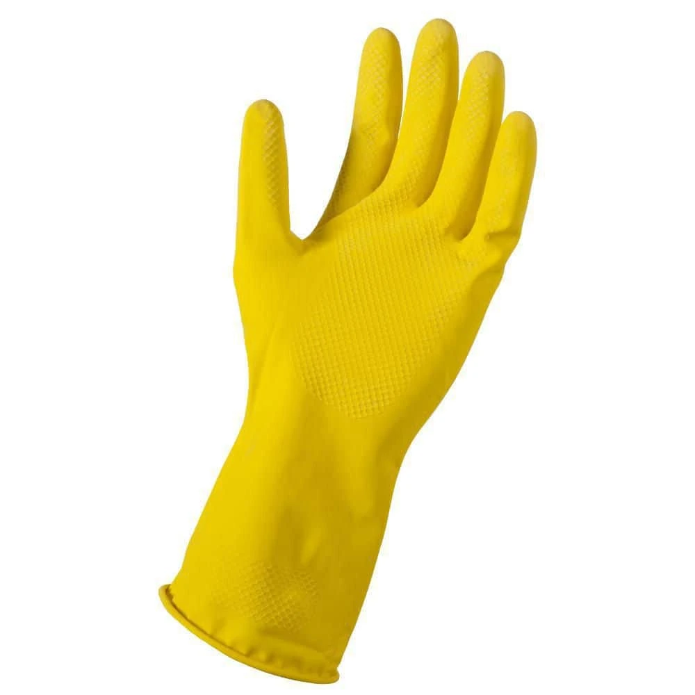 HDX Yellow 11 mil Reusable Latex Cleaning Glove - L/XL (5-Pair) 1 HDX Yellow 11 mil Reusable Latex Cleaning Glove - L/XL (5-Pair)
