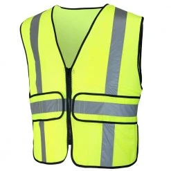 HDX Hi-Visibility Lime Green Class 2 Reflective Adjustable Safety Vest
