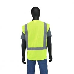 HDX Hi Visibility Lime Green Class 2 Reflective Safety Vest -EquipEase Shop hdx safety vests hdx46512 ovpd8 4f 1000
