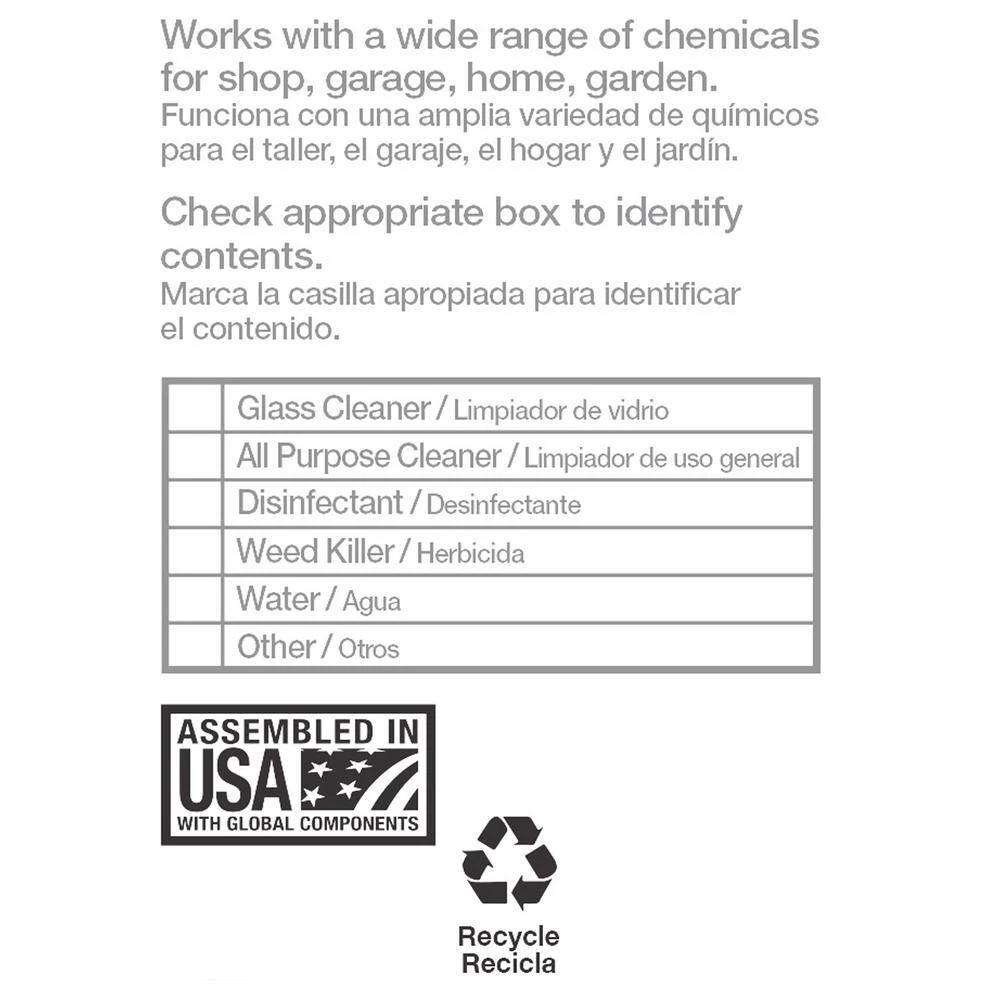 HDX 32 oz. All-Purpose Sprayer Bottle (3-Pack) 9 HDX 32 oz. All-Purpose Sprayer Bottle (3-Pack) - Image 9