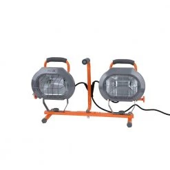 HDX 1200-Watt Halogen Tripod Work Light -EquipEase Shop hdx standing work lights h1200dpt 1f 1000