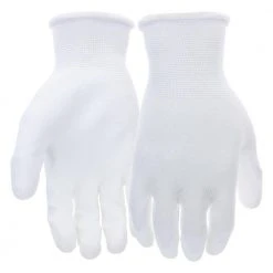 HDX PU White Dipped Glove