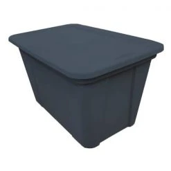 HDX 30 Gal. Storage Tote in Ink -EquipEase Shop ink hdx storage bins 2130 4415707 c3 1000