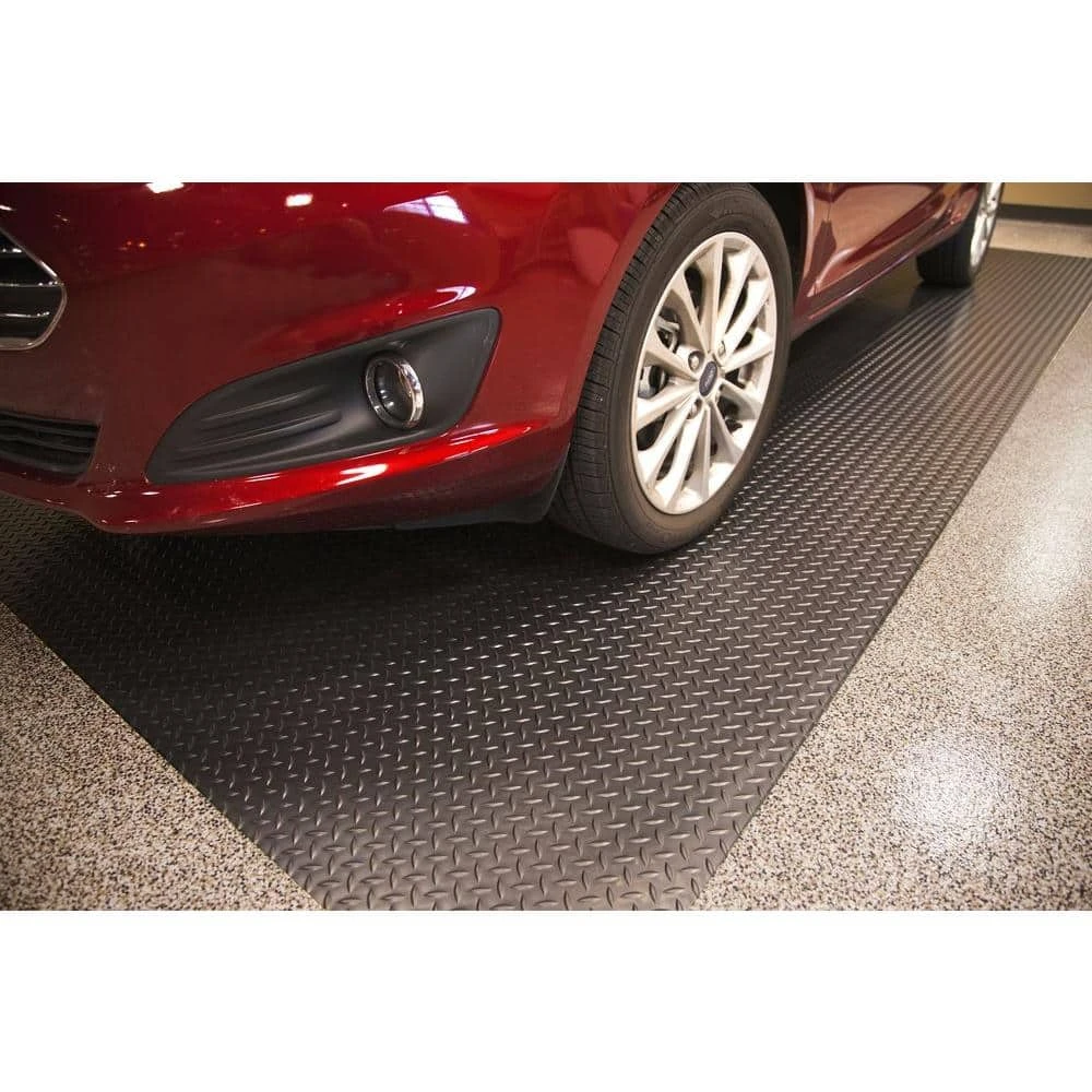 HDX 7.5 ft. x 14 ft. Diamond Black Universal Flooring 6 HDX 7.5 ft. x 14 ft. Diamond Black Universal Flooring - Image 6