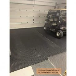 HDX 7.5 ft. x 14 ft. Diamond Black Universal Flooring 23 HDX 7.5 ft. x 14 ft. Diamond Black Universal Flooring -EquipEase Shop midnight black hdx garage flooring rolls hx45dt714mb d4 1000