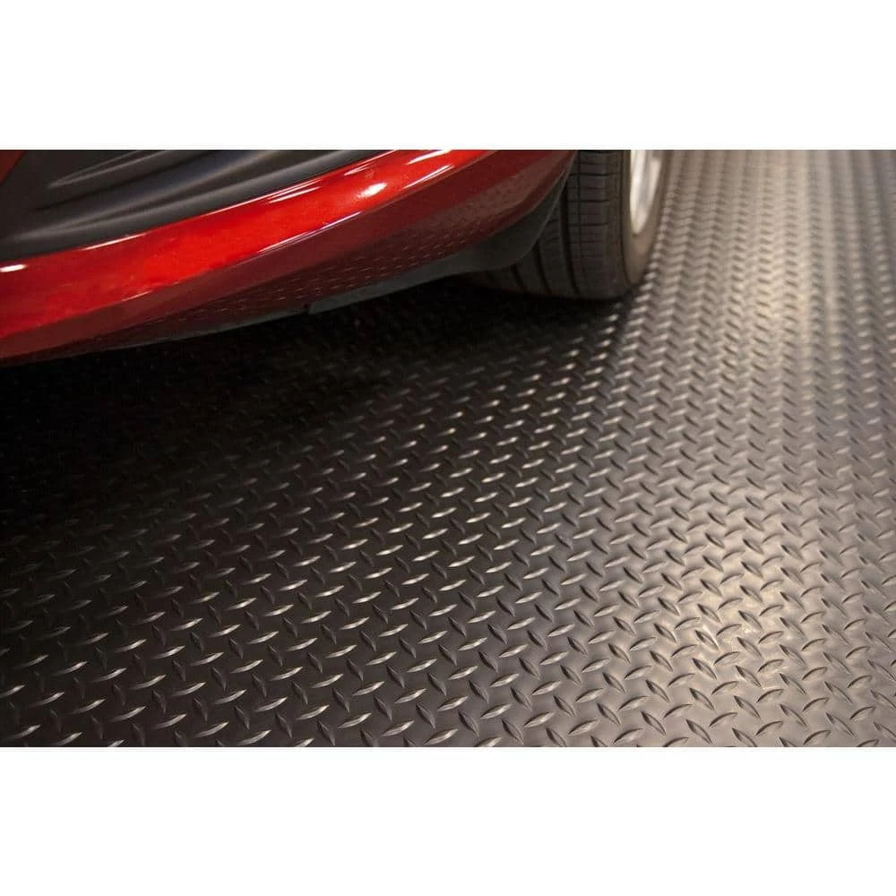 HDX 7.5 ft. x 14 ft. Diamond Black Universal Flooring 2 HDX 7.5 ft. x 14 ft. Diamond Black Universal Flooring - Image 2