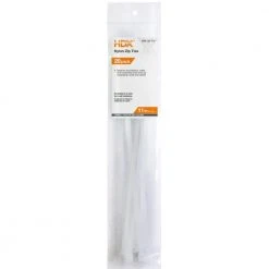 HDX 11 in. Zip Ties, Natural (20-Pack)