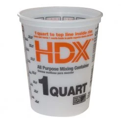 HDX Versa-Tainer 1 qt. Plastic Bucket