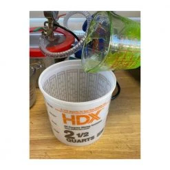 HDX Versa-Tainer 2.5 qt. Plastic Bucket 7 HDX Versa-Tainer 2.5 qt. Plastic Bucket -EquipEase Shop natural plastic hdx paint buckets rg518 4f 1000