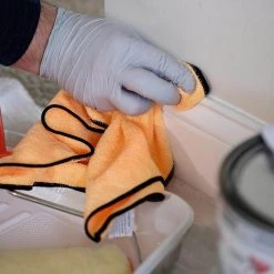 HDX Painter's Microfiber Towels -EquipEase Shop orange hdx paint rags rhdmft1414 n 1f 1000