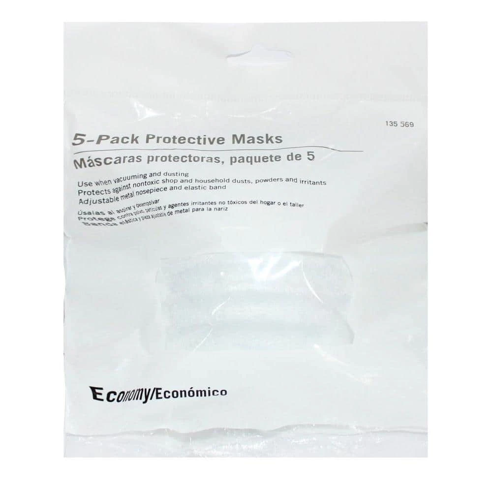 HDX Dust Mask 5 Pack 1 HDX Dust Mask 5 Pack