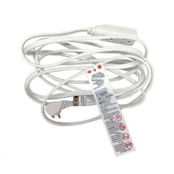 HDX 15 ft. 16/3 Indoor Tight Space Cube Tap Extension Cord, White -EquipEase Shop white hdx general purpose cords hd 433 950 66 1000