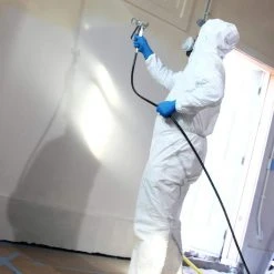 HDX XL Heavy Duty Painters Coverall with Hood -EquipEase Shop white hdx painter s coveralls 09961 12hd 4f 1000